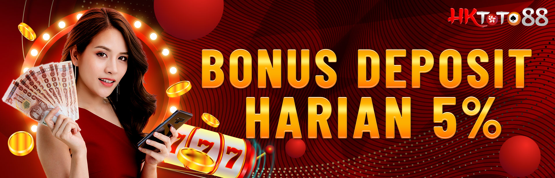 Bonus Deposit Harian Slot Game 5% Tiap Harinya